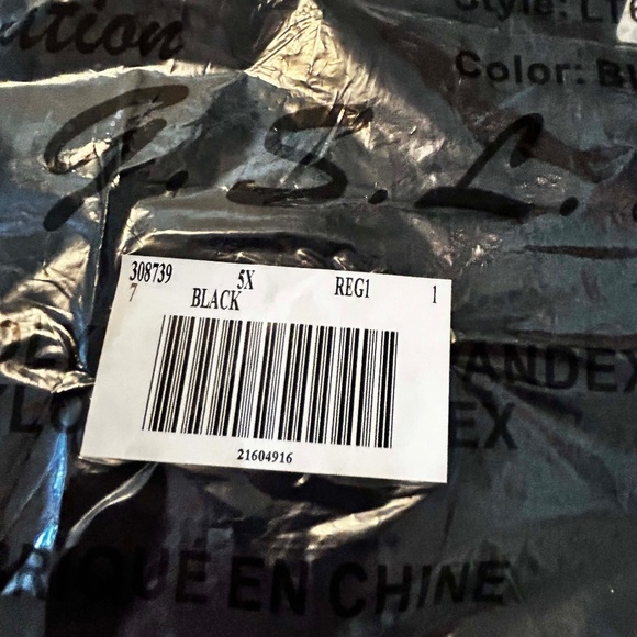 NEW PHOTOS! LACE SWEETHEART TOP, BLACK, SIZE 5X, BACK BUTTON, PENNINGTONS, - Picture 4 of 9